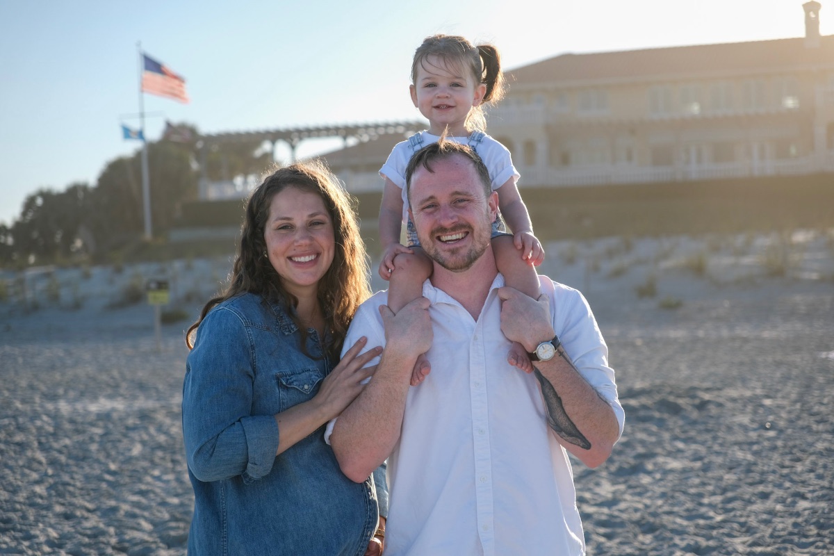 Gilbert Ackerman with family at Nocatee, Florida