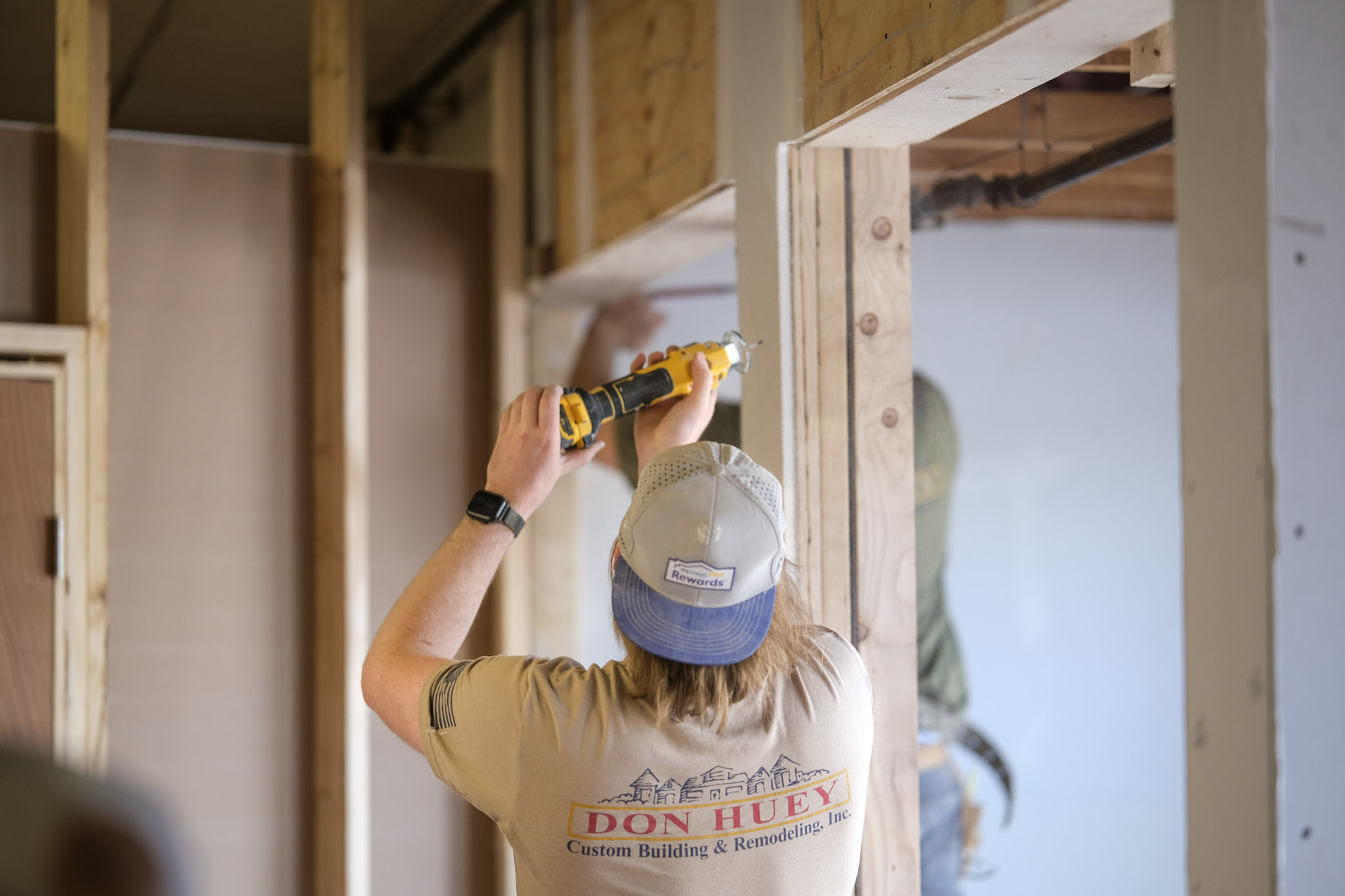 Don Huey Custom Building & Remodeling job site